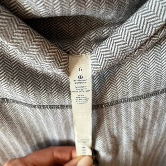 Lululemon Wunder Under Herringbone sz 6 - Picture 6 of 8